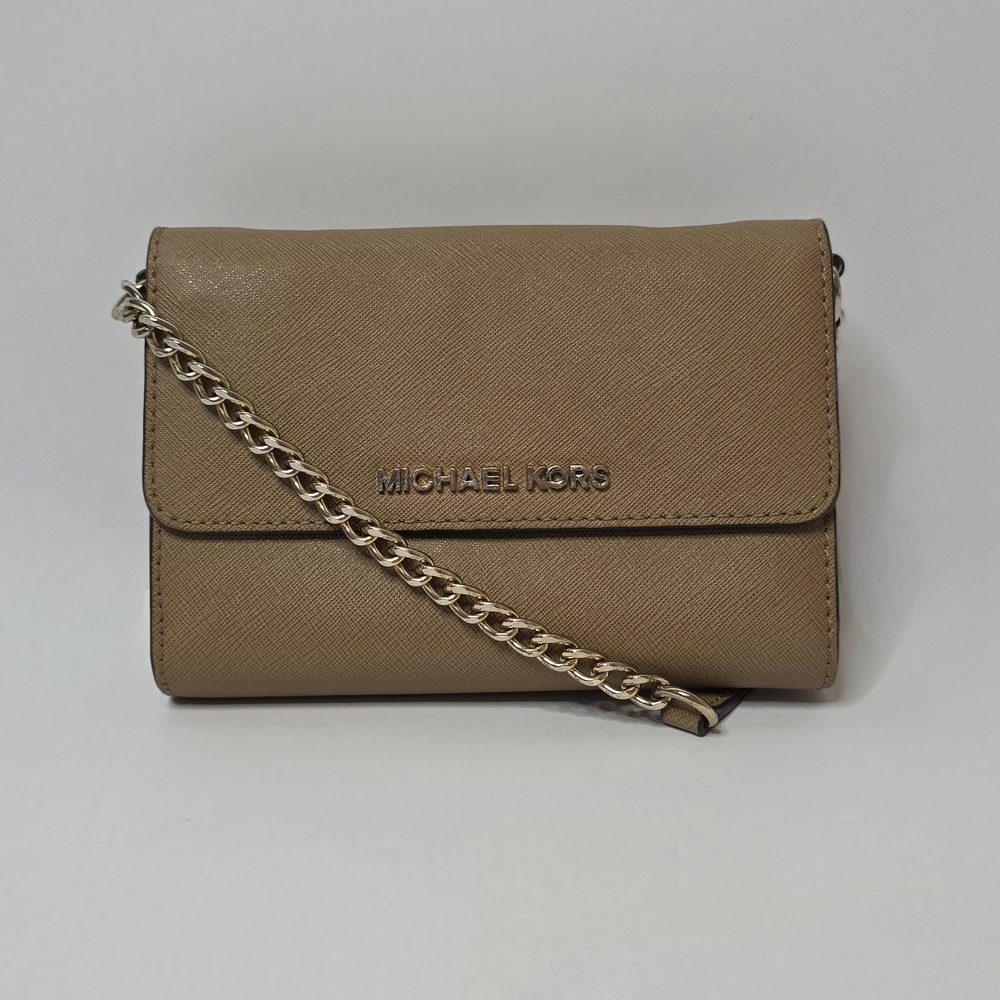 Michael Kors Brown Crossbody Bag with Chain Strap